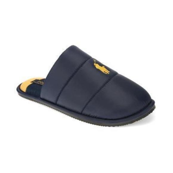 Polo Ralph Lauren Men's Klarence Scuff Slipper, Navy, 8M - Picture 1 of 1